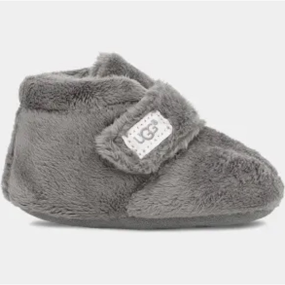 NWT UGG BABY BIXBEE BOOTIE IN GRAY SIZE 0/1 (0-6 MONTHS) - Picture 2 of 12